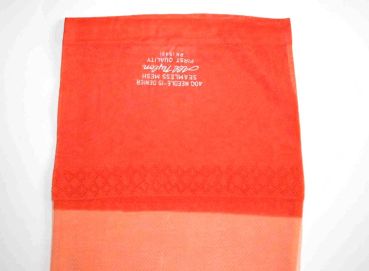 Alte US Nylonstruempfe Orange Gr. 10