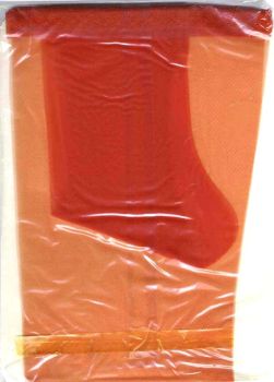 Alte US Nylonstruempfe Orange Gr. 10