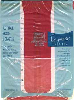 Gaymode Vintage Red US Nylons Sz 9,5 M