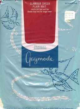 Gaymode Vintage Red US Nylons Sz 9,5 M