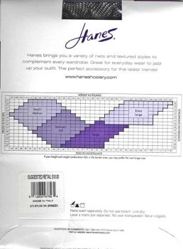 Hanes 0A713 Sexy Netz Strumpfhose