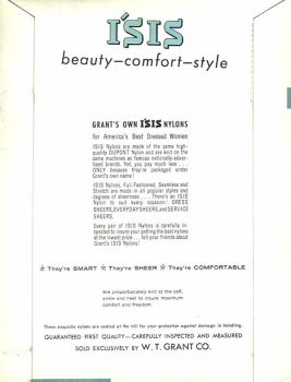 Isis alte US-Nylonstrümpfe Blau Gr. 10 Medium