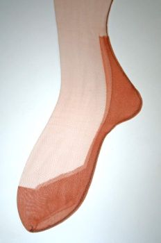 Non Run FF Vintage Nahtnylons Nahtnylonstrümpfe US 9