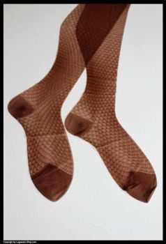 Schiaparelli Muster US Nylonstrümpfe Gr 9,5