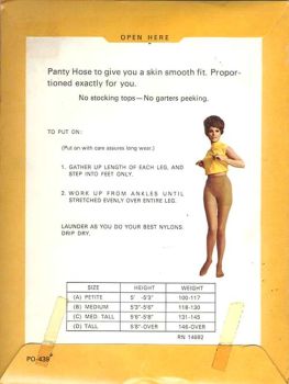 Alte US Vintage Nylonstrumpfhose Gr. M