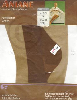 Aniane Vintage Old Nylon Stockings Sz 9 XXL