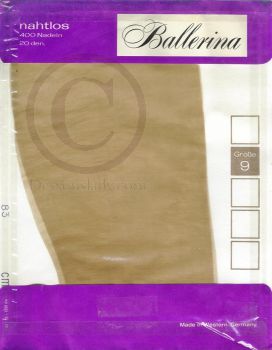 Ballerina Straps Feinstrümpfe 20 Den Gr. 9 XL