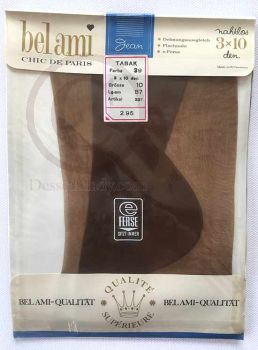 Belami Qualität Feinstrümpfe 87 cm Tabak Nylons 10 Lang