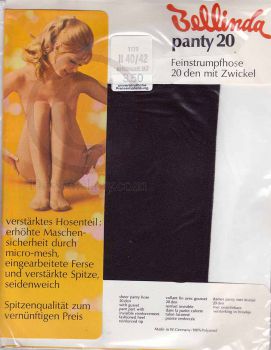 Belinda Panty 20 Tights Pantyhose Nylons Sz 40-42