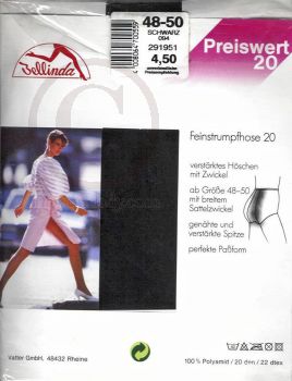 Bellinda Feinstrumpfhose 20 Größe 48-50