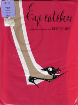 Berkshire Eye Catchers US Nylon Stockings Nylons Sz 9M