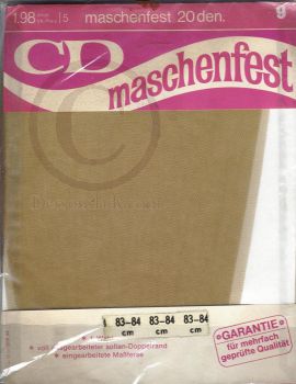 CD alte braune Damenstrümpfe Gr. 9 XL