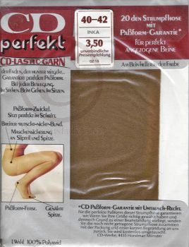 CD Vintage German 20 den Tights Gr. 40-42