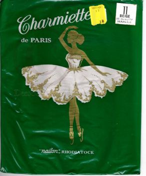 Charmiette de Paris US-Nylonstrümpfe Gr. 11