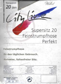 City Line Feinstrumpfhose Silber Gr. 44-46