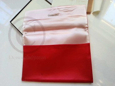 Christian Dior rote edele Strumpftasche