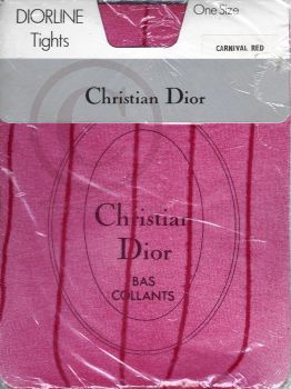 Christian Dior Streifendesign US Strumpfhose