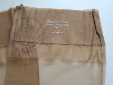 Dior Vintage US Nahtnylonstrümpfe Gr. 9,5