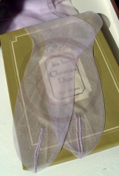 Dior US Nylons Sandalfoot Lila Gr.9