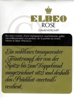 Elbeo Rose Feinstrümpfe Gr.9,5