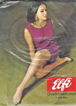 Elfi old German Seamless Stockings Size 10,5 Extra Long