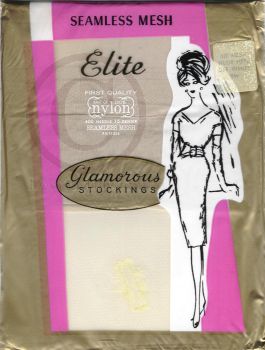 Elite echte alte US Nylonstrümpfe Gr. 9,5 XL