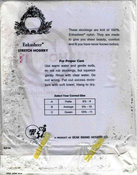 Enkasheer Hosiery echte alte US-Nylonstrümpfe