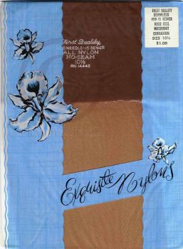 Exquisite Vintage US-Nylonstrümpfe Gr. 10,5