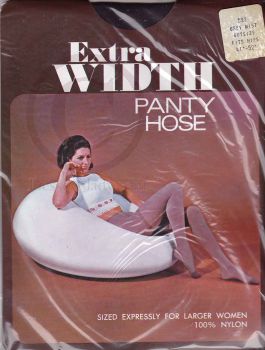 Vintage Vintage Extra Width Pantyhose Outsize