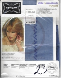 Kunert 3127 Fantasiestrumpfhose Blau 38-40