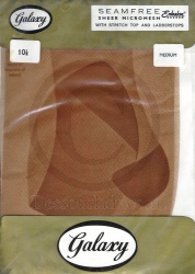 Galaxy Sheer Seamfree Stockings Sz 10,5