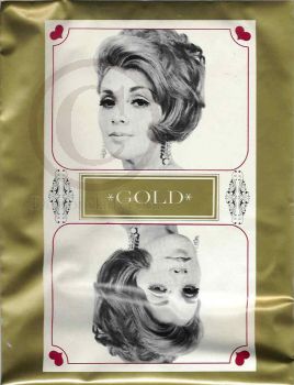 Gold Vintage RT Feinstrumpf Gr. 10 XL