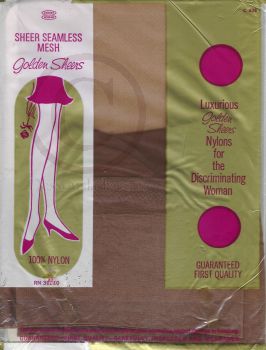 Golden Sheers alte US-Nylons 10,5