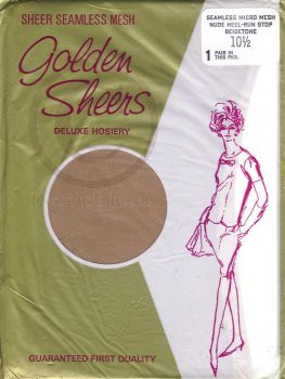 Golden Sheers alte US-Nylons 10,5
