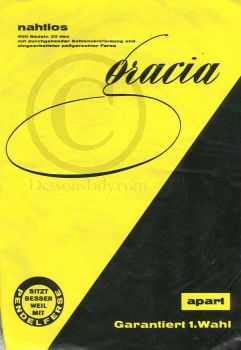Gracia alte Nylons Feinstrümpfe Gr. 10 M