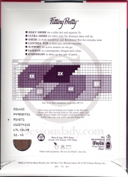 Hanes 751 Fitting Pretty Nylon Strumpfhose 4X