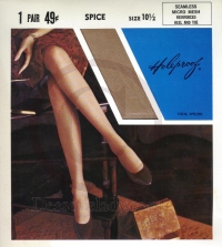 Holeproof echte alte US Nylons Gr. 10,5 L