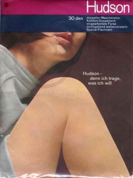 Hudson 30 den Vintage Stockings Sz 9
