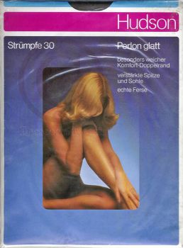 Hudson Perlon Seamfree Stockings Sz 9 L