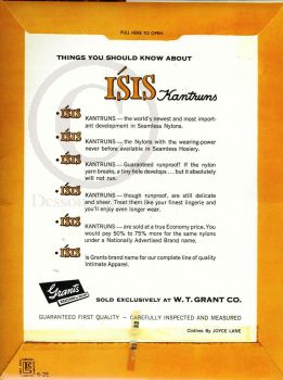 Isis Retro 60er US-Nylonstrümpfe Größe 8,5 von www.legsware.com