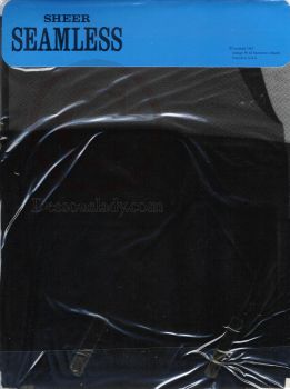 Vintage Schwarze US Nylonstrümpfe RHT Gr. 9