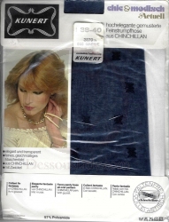 Kunert 3179 Fantasiestrumpfhose Blau 38-40