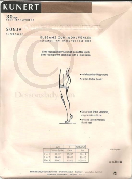 Kunert Sonja Straps Feinstrümpfe 10,5-11