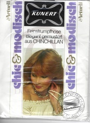 Gemusterte Fantasie Feinstrumpfhose aus den 70er