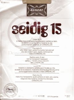 Kunert Seidig 15 bewährte Strumpfhose Nylons 38-40