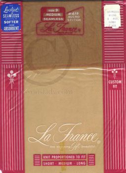 La France Vintage US Nylon Stockings Sz 9 M