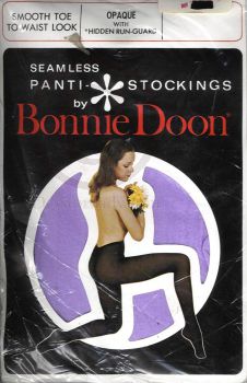 Bonnie Doon Lila US Retro Nylonstrumpfhose 70er