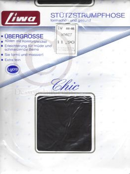 Liwa Stützstrumpfhose 40 Den Anthrazit