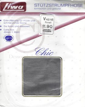 Liwa Stützstrumpfhose 40 Den Grau