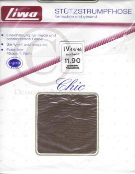 Liwa Stützstrumpfhose 40 Den Braun
